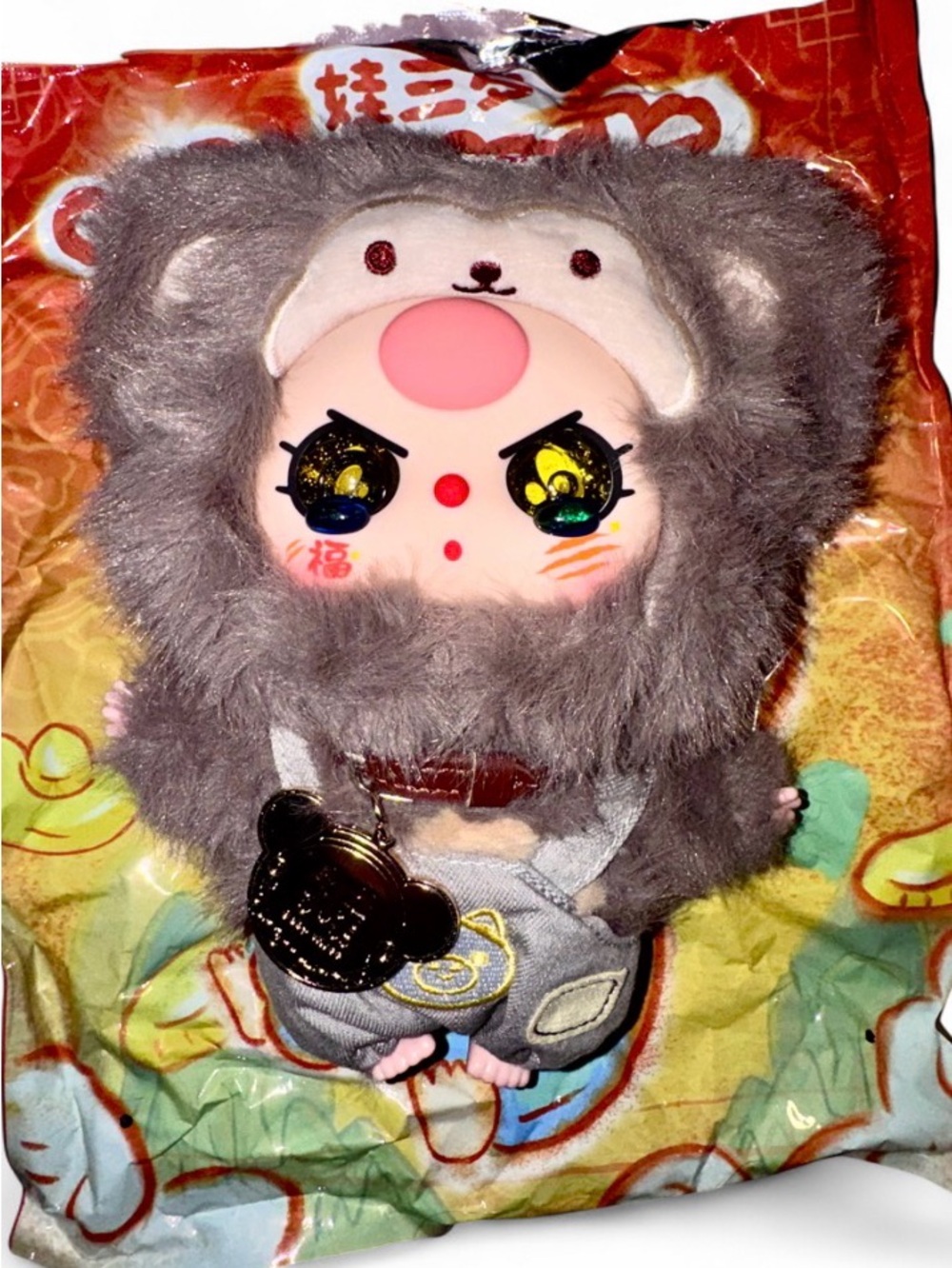 🐵 Baby Three Chinese Zodiac V2 – Confirmed Monkey (Special Glitter Eyes) ✨🐒 - Picture 6 of 6